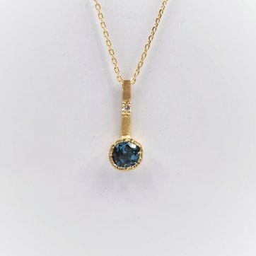 Alexis Kittas ΜΕΝΤΑΓΙΟΝ ΜΕ LONDON BLUE TOPAZ